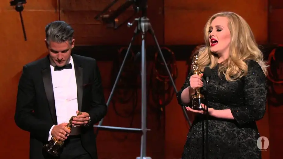 Video for the film Skyfall — Adele Adkins and Paul Epworth's "Skyfall" Wins Best Original Song | 85th Oscars (2013)