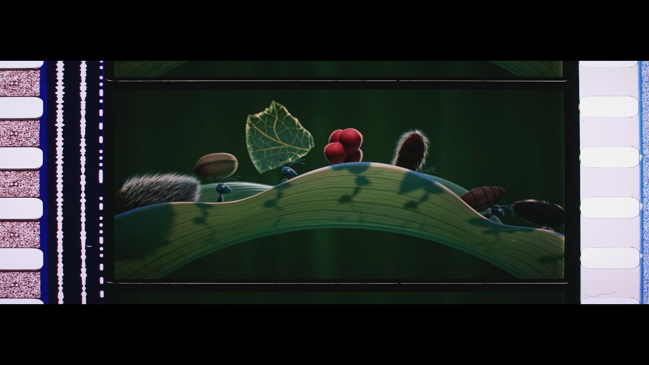 Video for the film A Bug's Life — A Bug's Life (1998) 35mm film trailer, scope (4K re-scan)