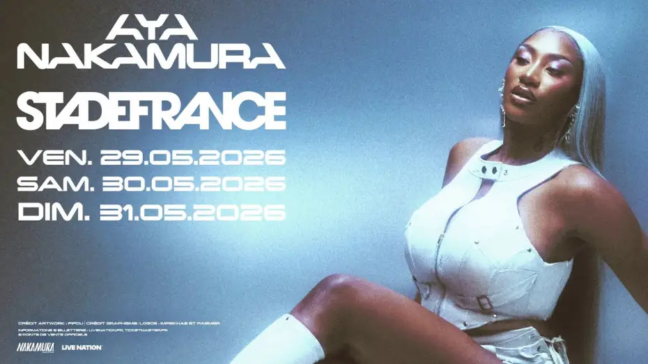 Video for the film Aya Nakamura au Stade de France — Aya Nakamura en concert au Stade de France !