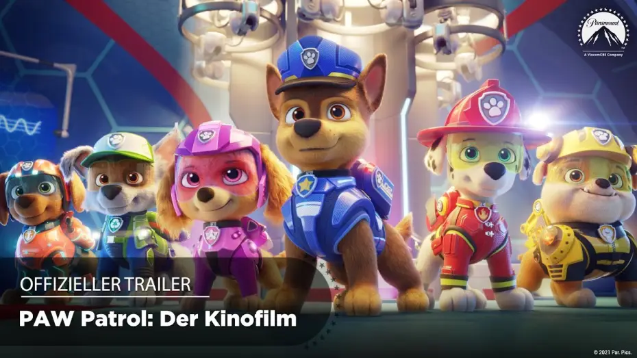 Video for the film PAW Patrol: The Movie — PAW PATROL: DER KINOFILM | OFFIZIELLER TRAILER | Paramount Pictures Germany