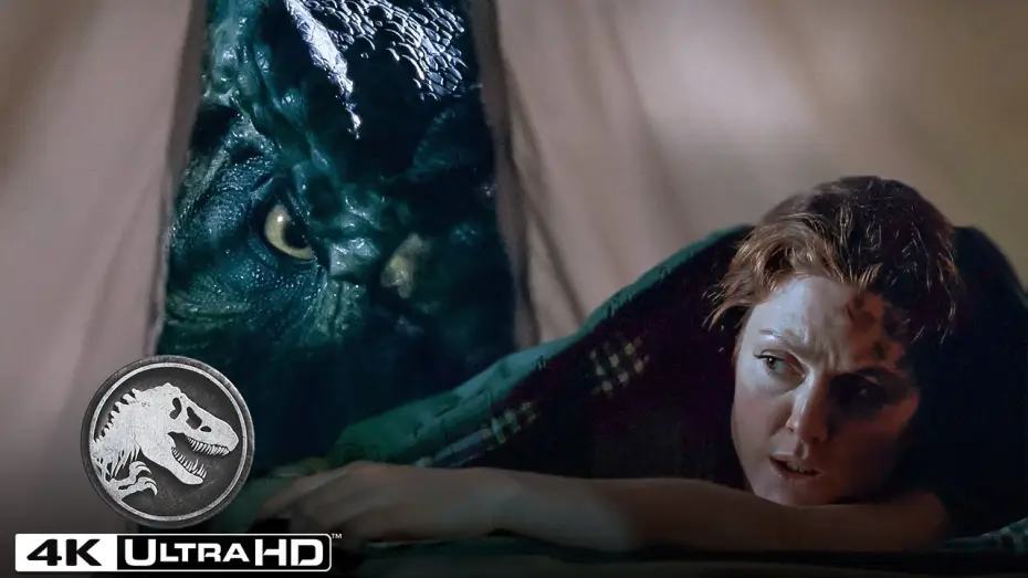 Video for the film The Lost World: Jurassic Park — The T. rex Attacks The Camp