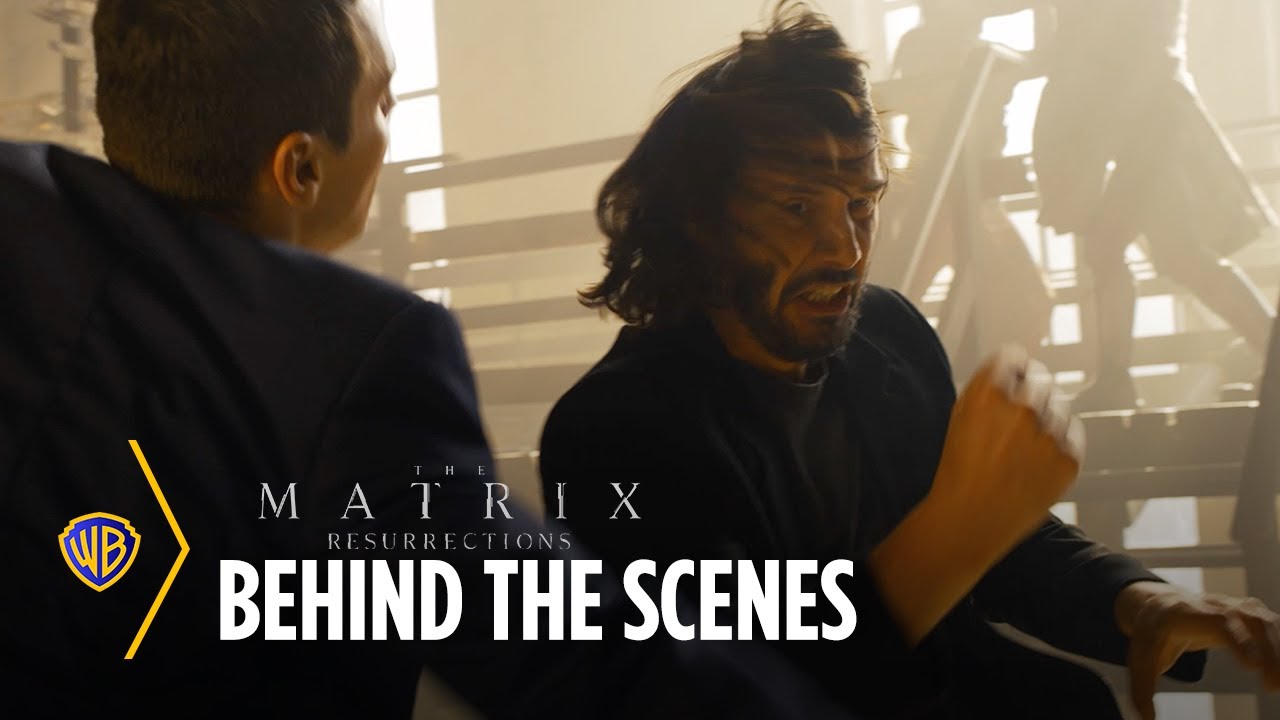 Video for the film The Matrix Resurrections — Keanu Reeves on Martial Arts Training