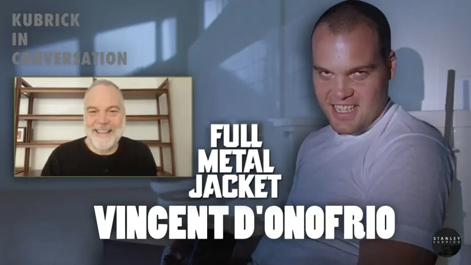 Video for the film Full Metal Jacket — Kubrick in Conversation - Vincent D'Onofrio on Full Metal Jacket