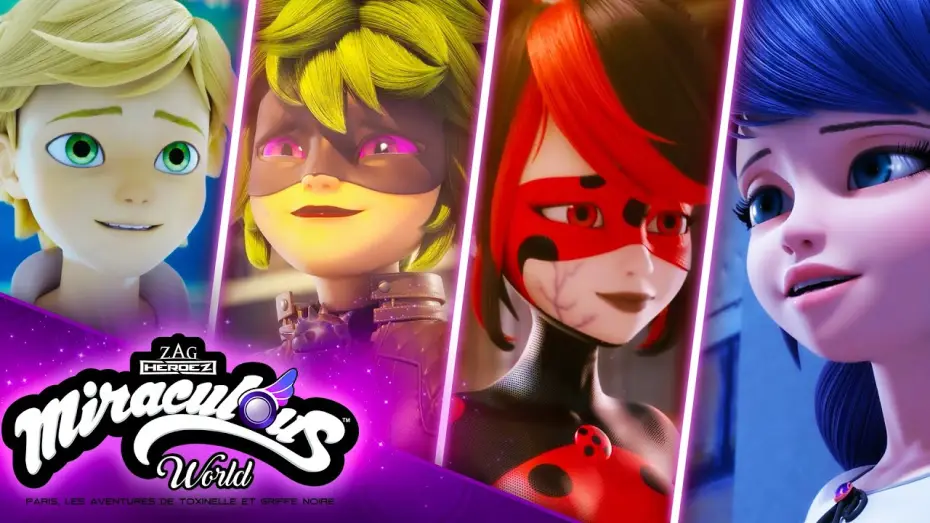 Video for the film Miraculous World: Paris, Tales of Shadybug and Claw Noir — Le quatuor