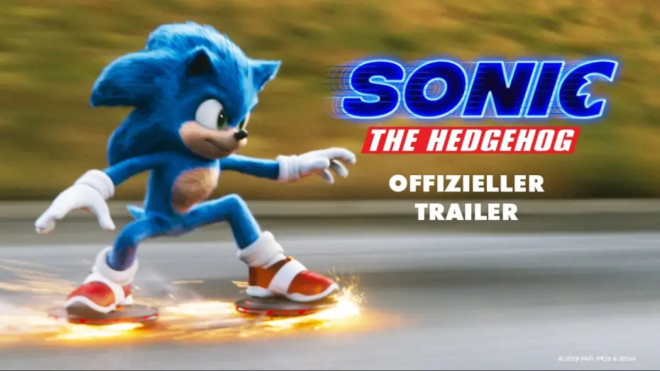 Video for the film Sonic the Hedgehog — SONIC THE HEDGEHOG | OFFIZIELLER TRAILER | Paramount Pictures Germany