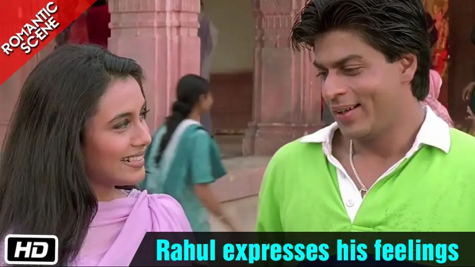 Video for the film Kuch Kuch Hota Hai — Rahul expresses his feelings - Romantic Scene - Kuch Kuch Hota Hai - Shahrukh Khan, Rani Mukerji