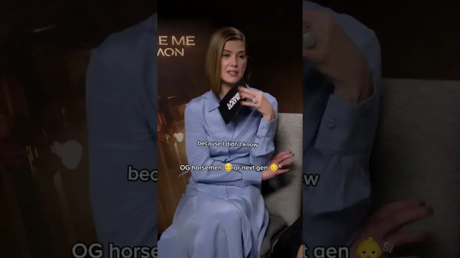 Video for the film Now You See Me 3 — Isla, Rosamund and Ariana answering the BIG questions (new or OG Horsemen ofc)