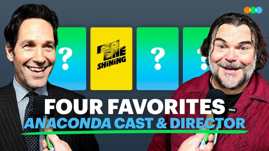 Video for the film Anaconda — Four Favorites with Paul Rudd, Jack Black, Selton Mello and Tom Gormican