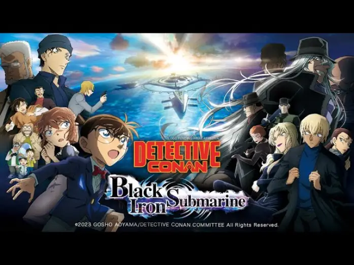 Video for the film Detective Conan: Black Iron Submarine — Official Main Trailer [English Sub]