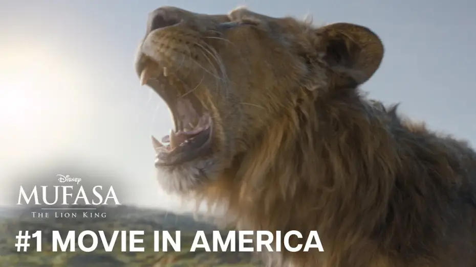 Video for the film Mufasa: The Lion King — #1 Movie in America