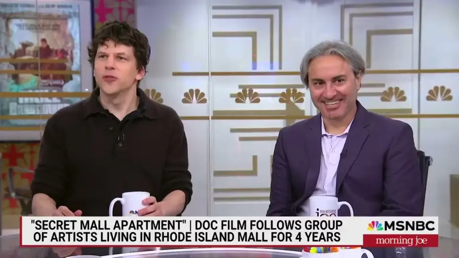 Video for the film Secret Mall Apartment — MSNBC Morning Joe: The incredible bananas story of artists living in a mall for four years