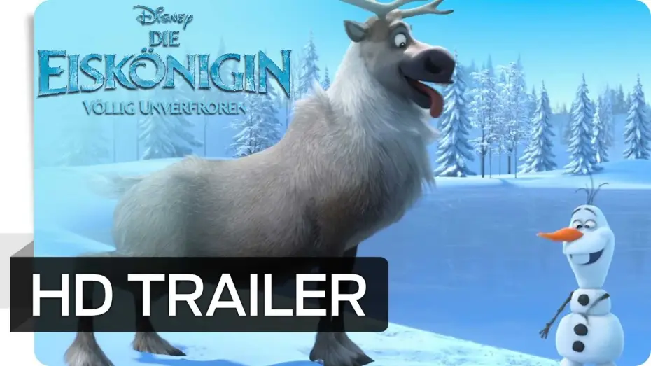 Video for the film Frozen — Die Eiskönigin - Völlig unverfroren - Offizieller Trailer - Deutsch HD