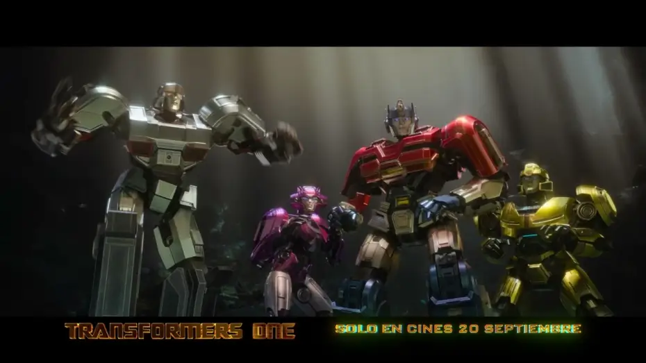 Video for the film Transformers One — El Origen