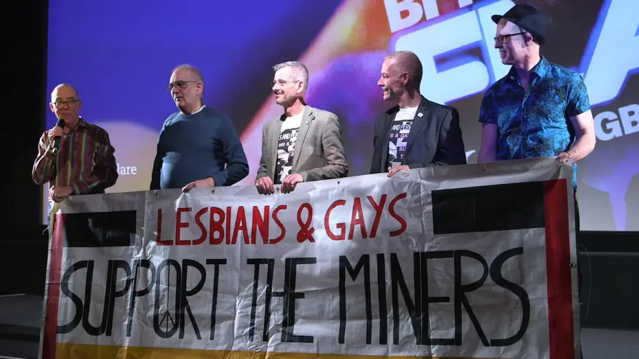 Video for the film Pride — Lesbians & Gays Support the Miners activists on Pride | BFI Flare