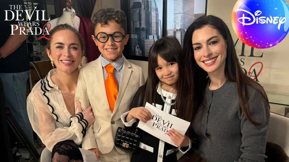 Video for the film The Devil Wears Prada 2 — Mini Nigel and Miranda meet the cast of The Devil Wears Prada 2