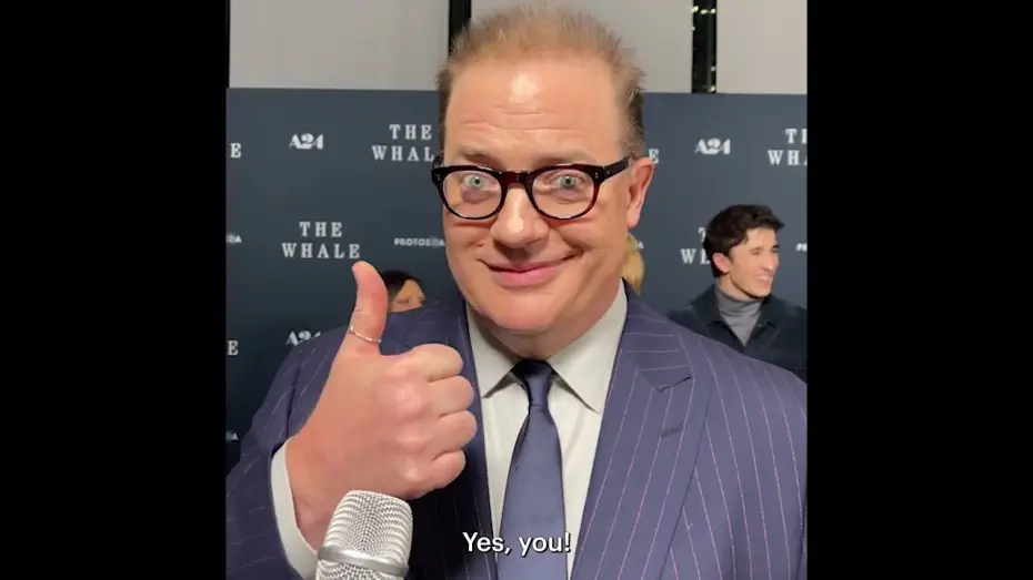 Video for the film The Whale — Four Favorites with Brendan Fraser and Darren Aronofsky
