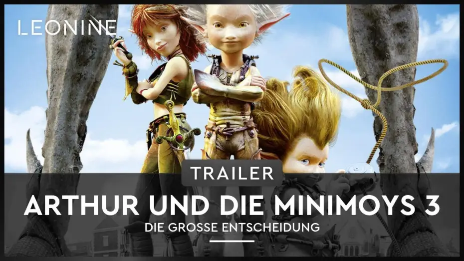 Video for the film Arthur 3: The War of the Two Worlds — Arthur und die Minimoys 3 - Die große Entscheidung - Trailer (deutsch/german)