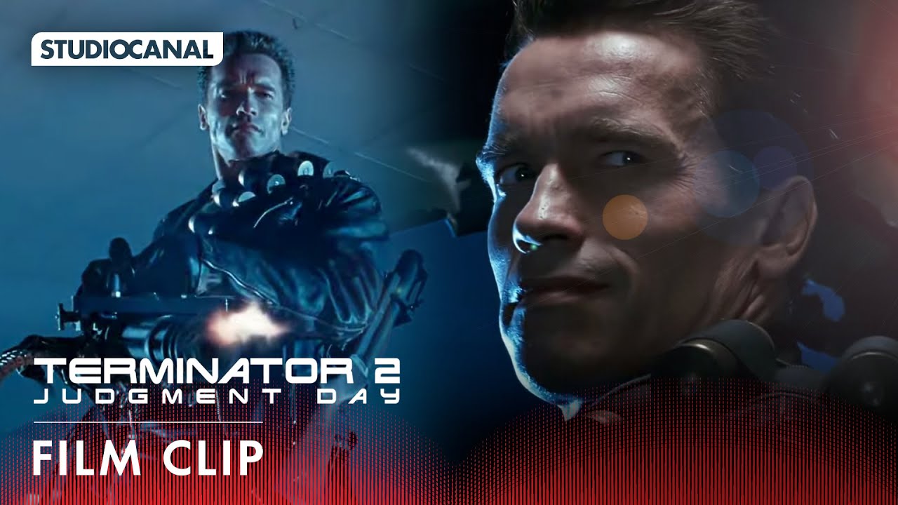 Video for the film Terminator 2: Judgment Day — TERMINATOR 2: JUDGMENT DAY - Cyberdyne Shootout - Starring Arnold Schwarzenegger
