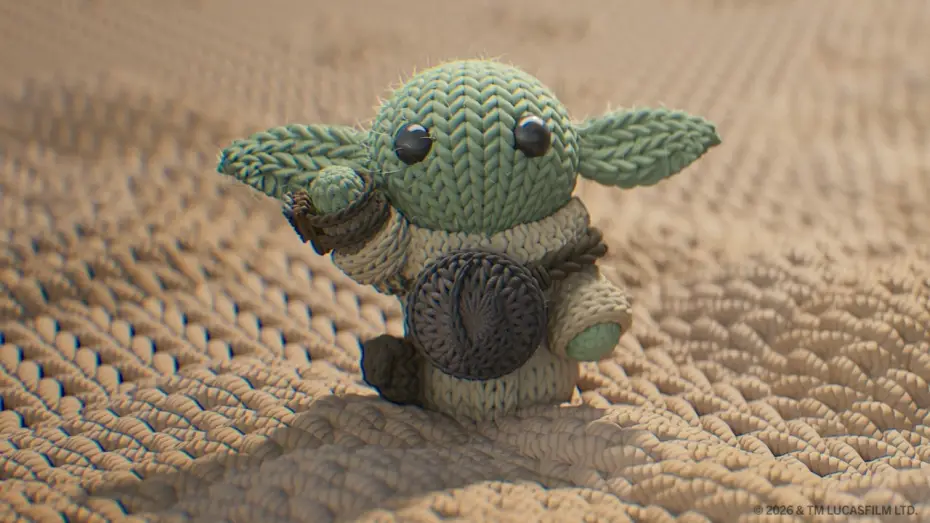 Video for the film The Mandalorian & Grogu — The Original Story Celebrated - Official Crochet Trailer