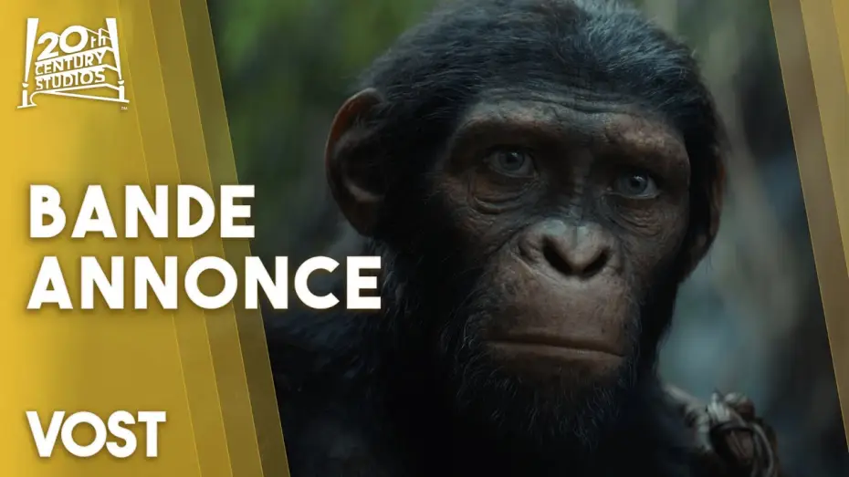 Video for the film Kingdom of the Planet of the Apes — Première bande-annonce (VOST)