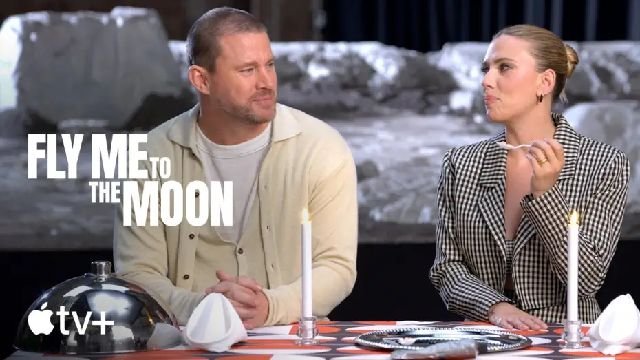 Video for the film Fly Me to the Moon — The Cast of Fly Me to the Moon Taste Test Space Food