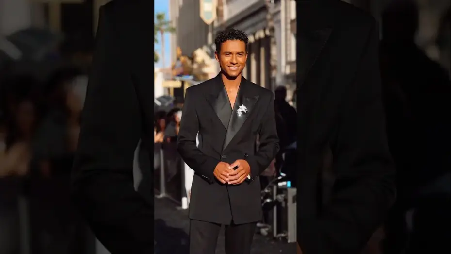Video for the film Michael — Jaafar Jackson at the Los Angeles premiere