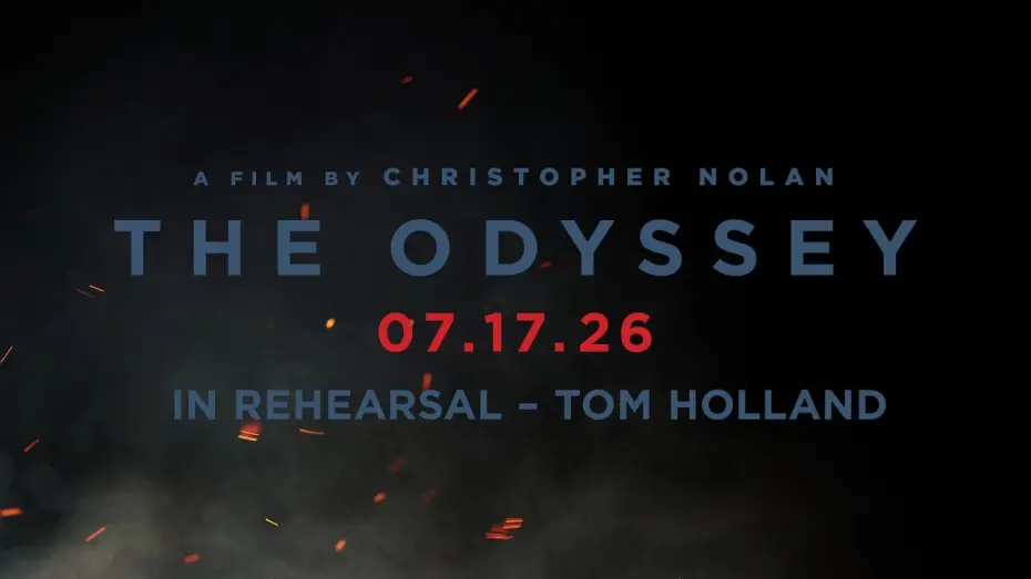 Video for the film The Odyssey — In Rehearsal: Tom Holland