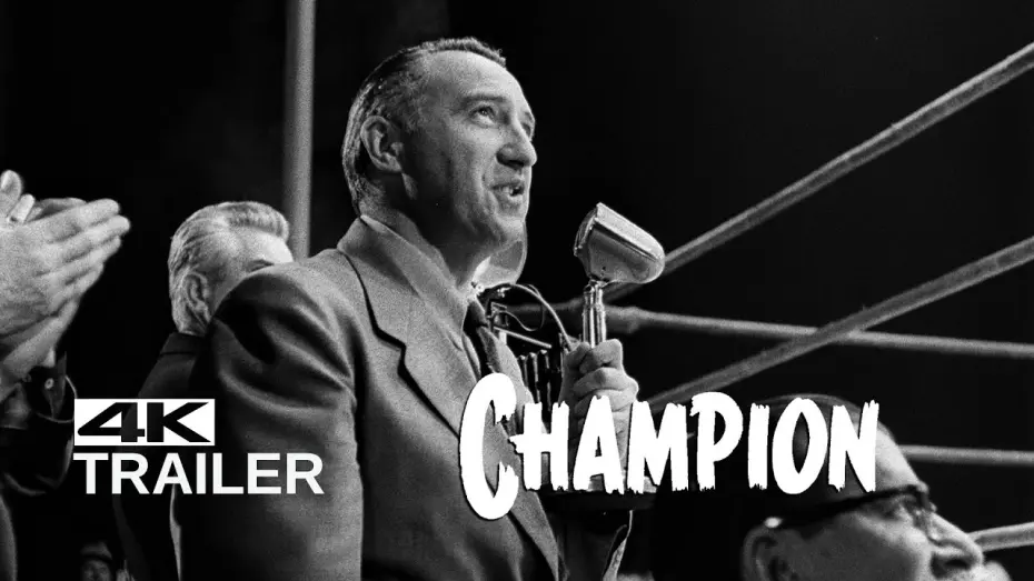 Video for the film Champion — CHAMPION Exclusive Trailer [1949] 4K