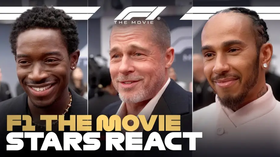 Video for the film F1 — Stars & Drivers React On The Red Carpet
