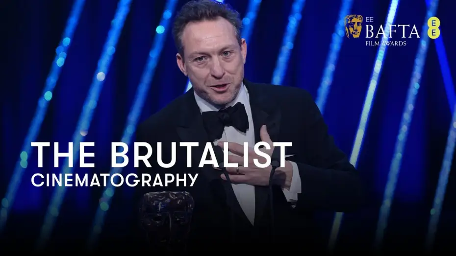 Video for the film The Brutalist — The Brutalist wins the Cinematography BAFTA | BAFTA Film Awards 2025
