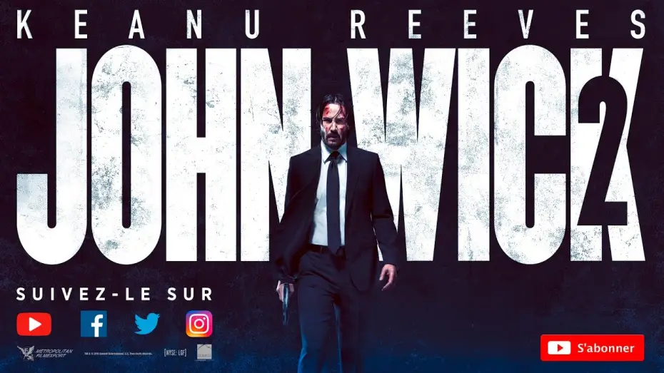 Video for the film John Wick: Chapter 2 — JOHN WICK 2 Bande-annonce VF
