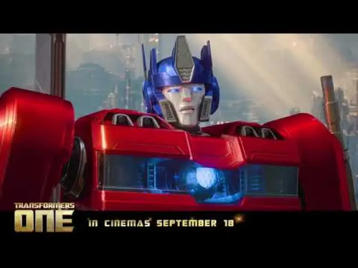 Video for the film Transformers One — Time to roll out