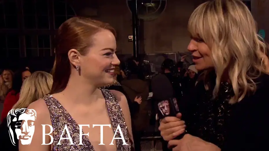 Video for the film La La Land — Emma Stone Red Carpet Interview | BAFTA TV Film Awards 2017