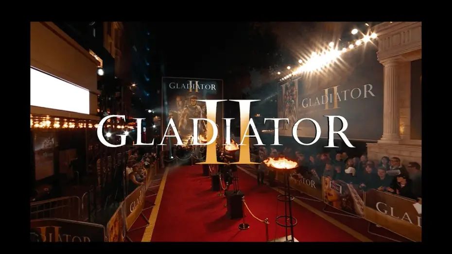 Video for the film Untitled Gladiator Sequel — London Premiere
