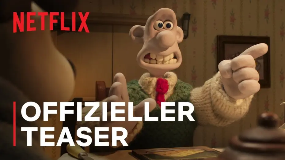 Video for the film Wallace & Gromit: Vengeance Most Fowl — Offizieller Teaser