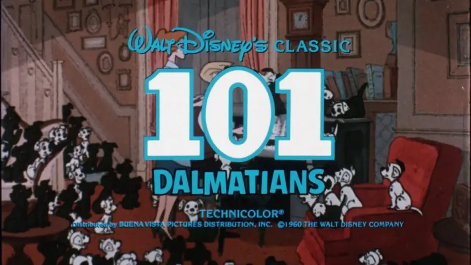 Video for the film One Hundred and One Dalmatians — 101 Dalmatians - Trailer #6 - 1991 Reissue Trailer (35mm 4K)