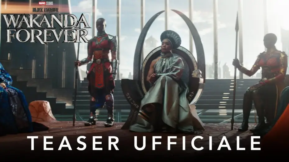 Video for the film Black Panther: Wakanda Forever — Black Panther: Wakanda Forever | Teaser Ufficiale | Dal 9 Novembre al Cinema