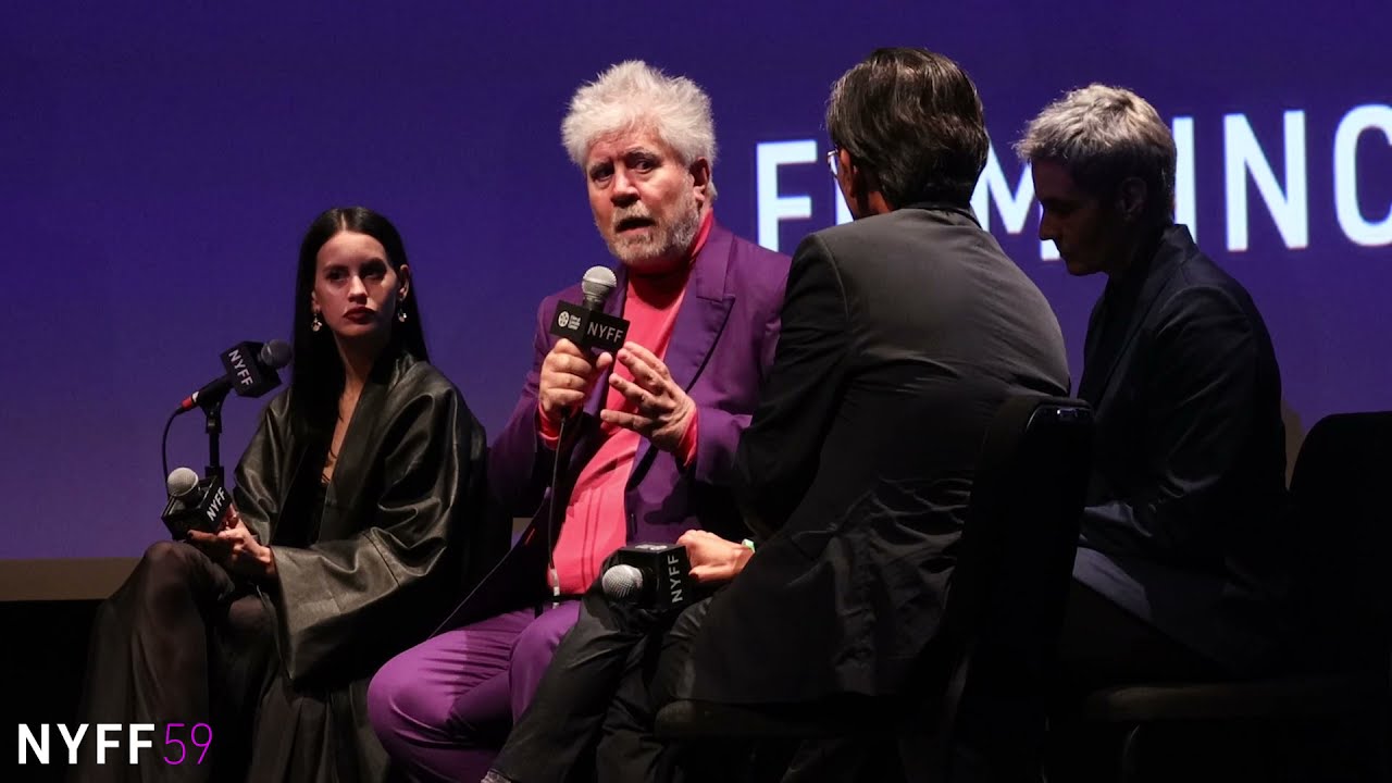 Video for the film Parallel Mothers — Parallel Mothers Q&A with Pedro Almodóvar, Penélope Cruz & Milena Smit | NYFF59