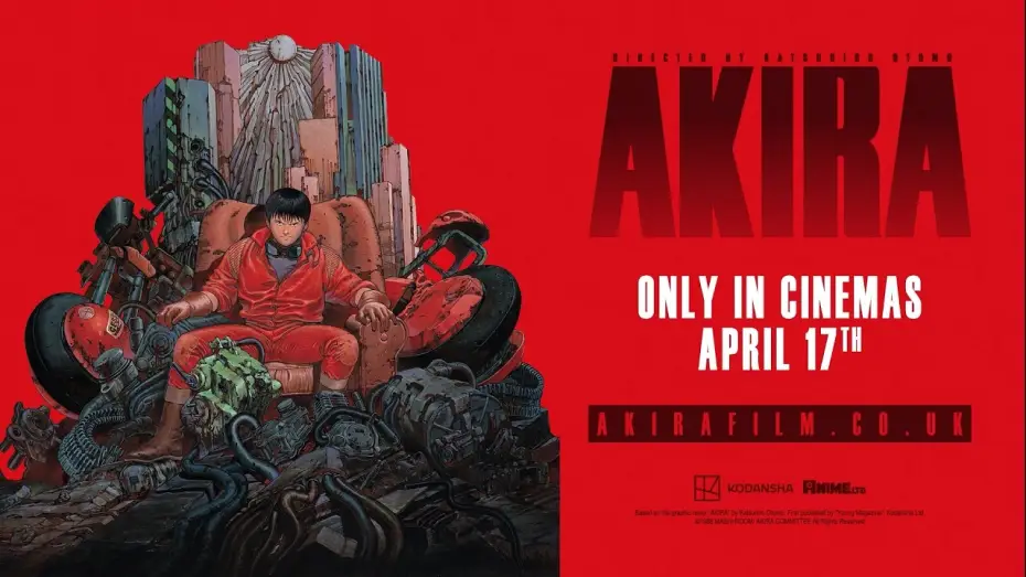 Video for the film Akira — AKIRA returns in 4K to UK cinemas 17th April