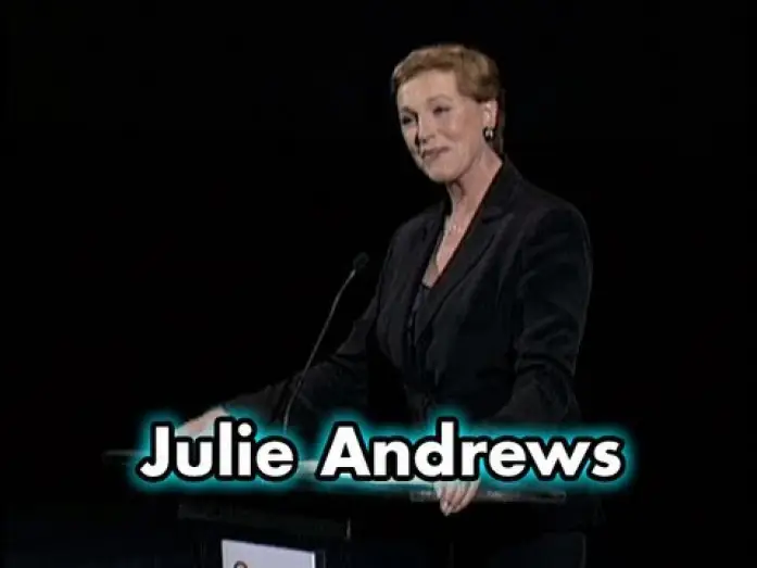 Video for the film The Sound of Music — Julie Andrews on THE SOUND OF MUSIC