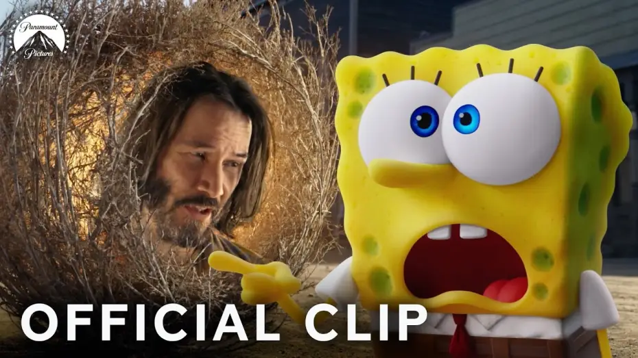 Video for the film The SpongeBob Movie: Sponge on the Run — Keanu Reeves' First Appearance