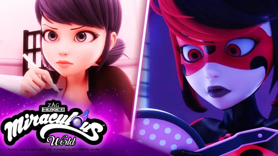 Video for the film Miraculous World: Paris, Tales of Shadybug and Claw Noir — Le journal de Marinette
