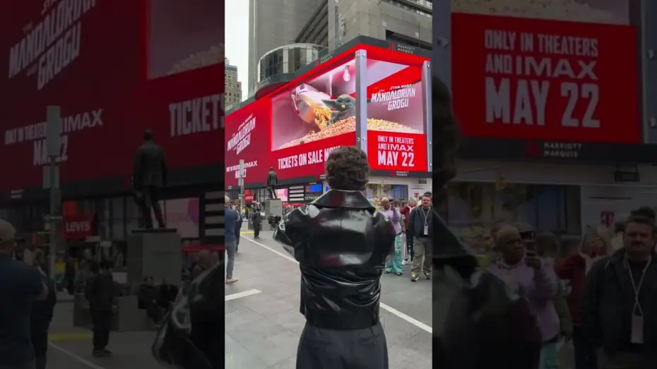 Video for the film The Mandalorian & Grogu — Pedro in NYC