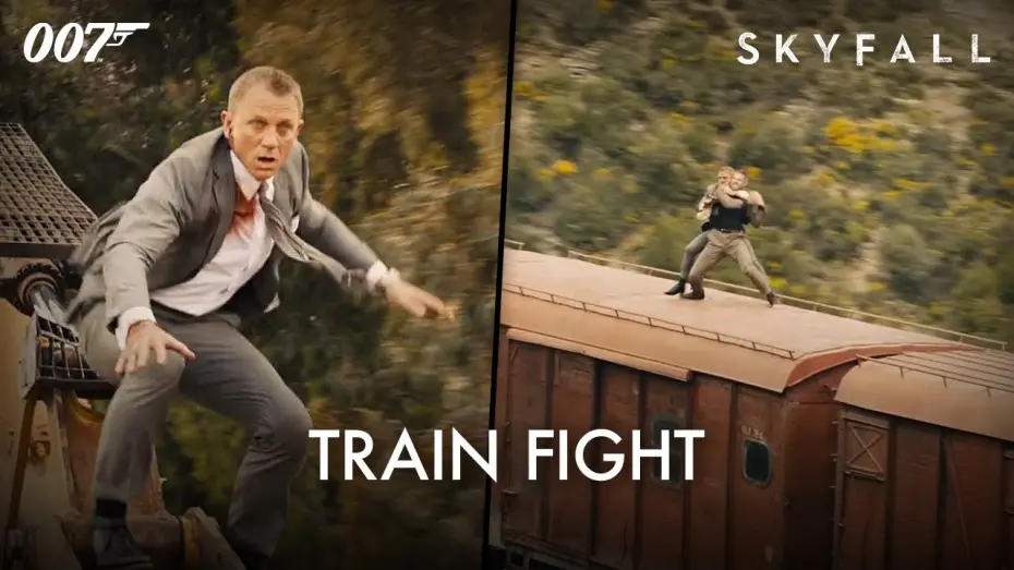 Video for the film Skyfall — Train Fight
