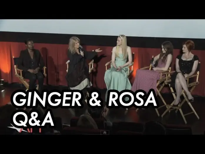 Video for the film Ginger & Rosa — Sally Potter, Elle Fanning, Alice Englert, and Christina Hendricks of GINGER & ROSA at AFI FEST