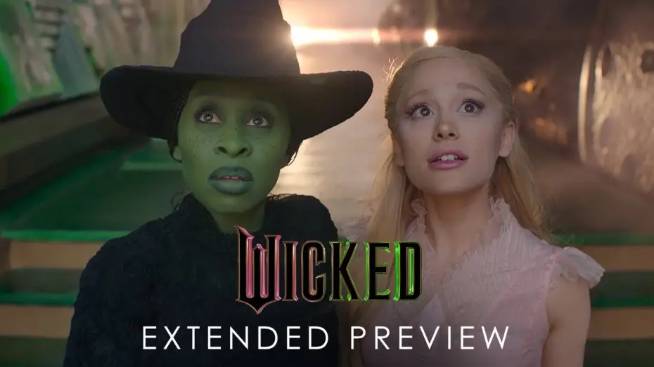 Video for the film Wicked — Elphaba & Glinda Arrive At Shiz