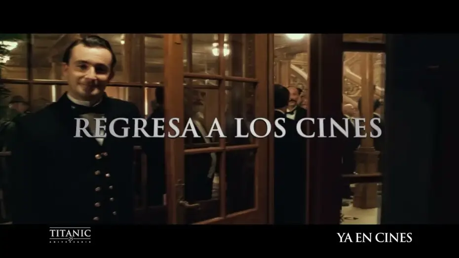 Video for the film Titanic — Anuncio: 'My Heart Will Go On'