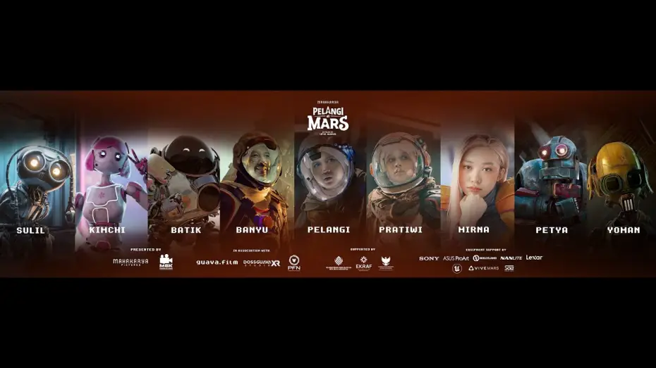 Video for the film Pelangi di Mars — Character Reveal Pelangi Di Mars