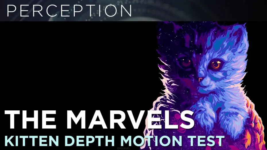 Video for the film The Marvels — End Credits Flerkitten Depth Motion Test