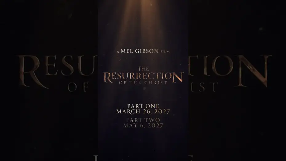 Video for the film The Resurrection of the Christ: Part One — coming to theaters Spring 2027.